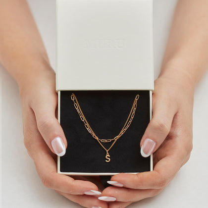Little Letter Layering Set Gold